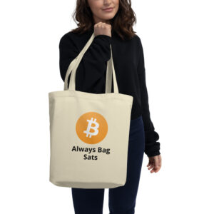 Bitcoin eco tote bag