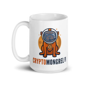 CryptoMongrel Astronaut coffee mug