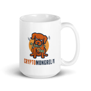 Crypto Mongrel Shredding Fiat mug