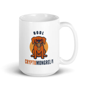Bitcoin CryptoMongrel HODL mug