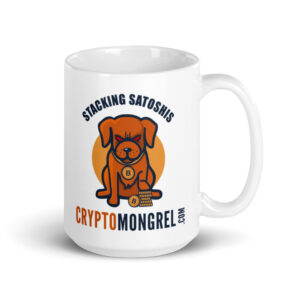 Stacking Satoshis Red eye coffee mug